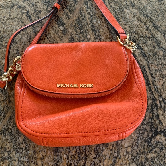 Michael Kors Orange Small Crossbody with Flap - Picture 1 of 3